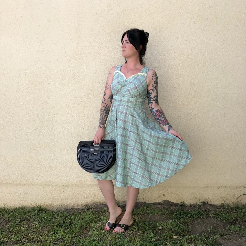 vintage picnic dress